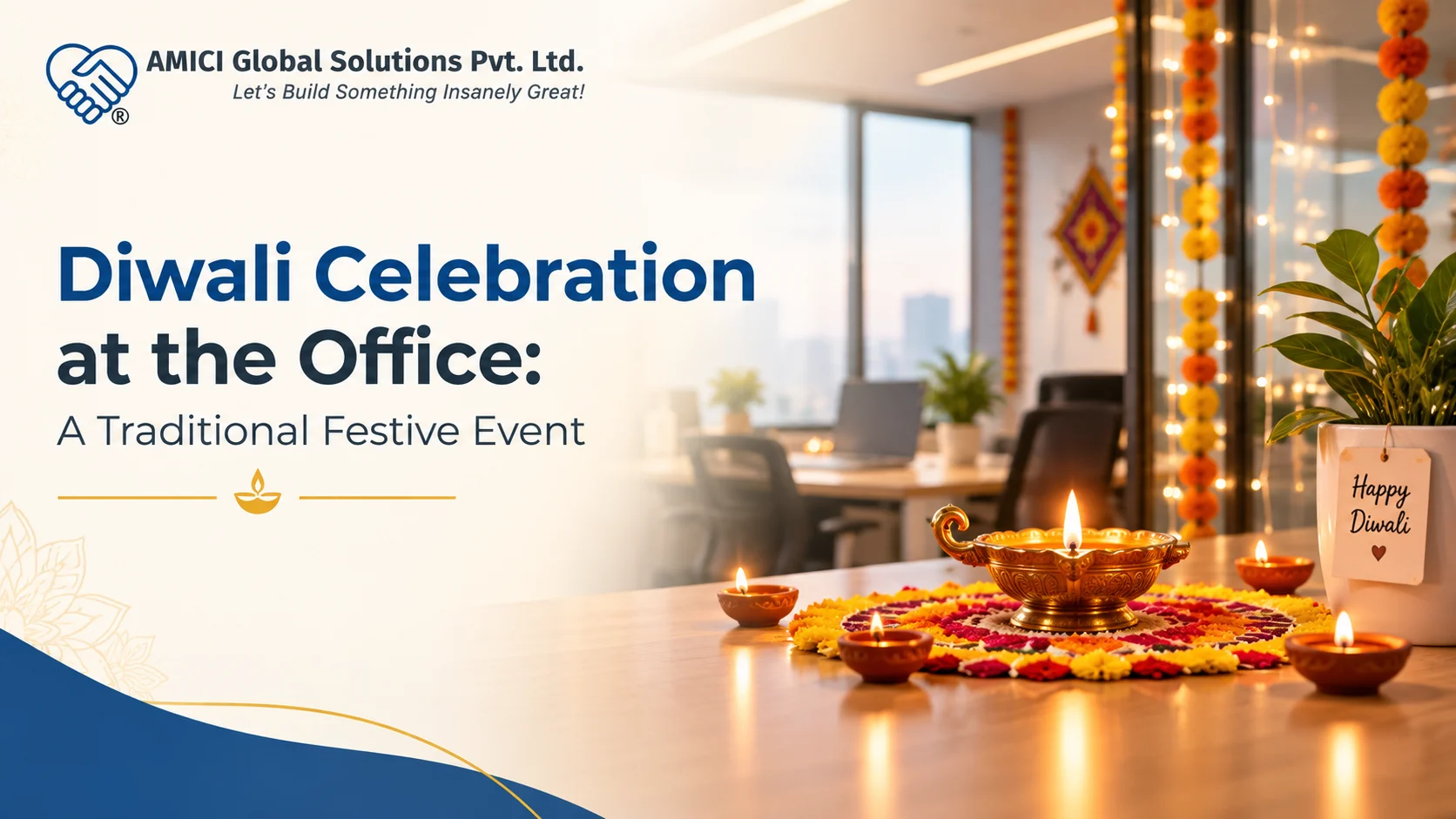 Diwali Celebration at the Office: A Traditional Festive Event